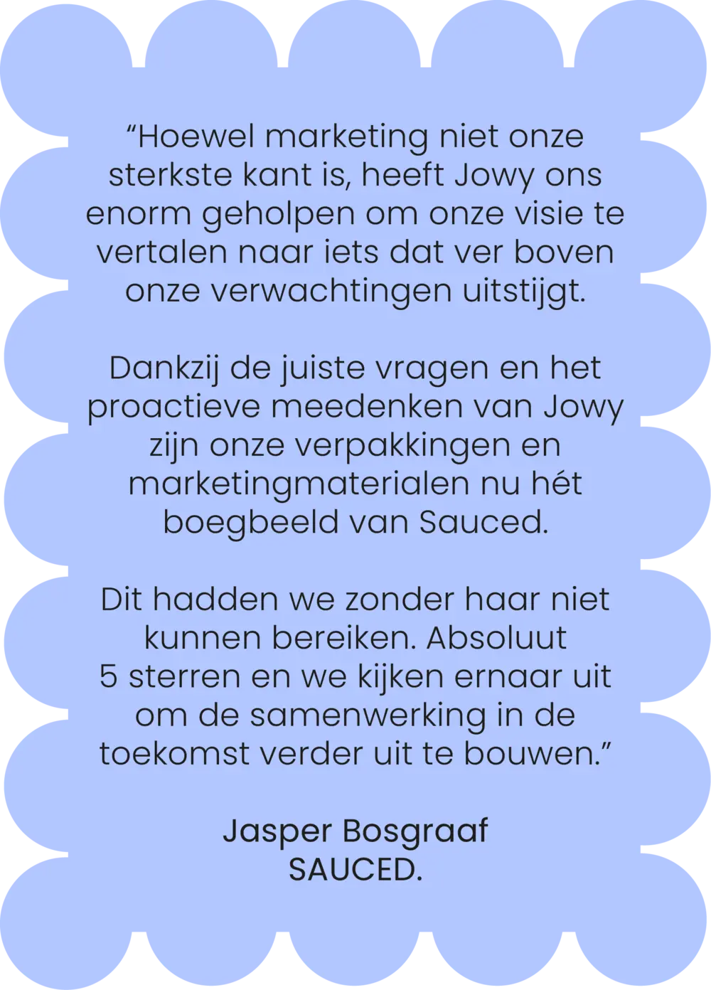 Review Jasper Bosgraaf, Sauced.