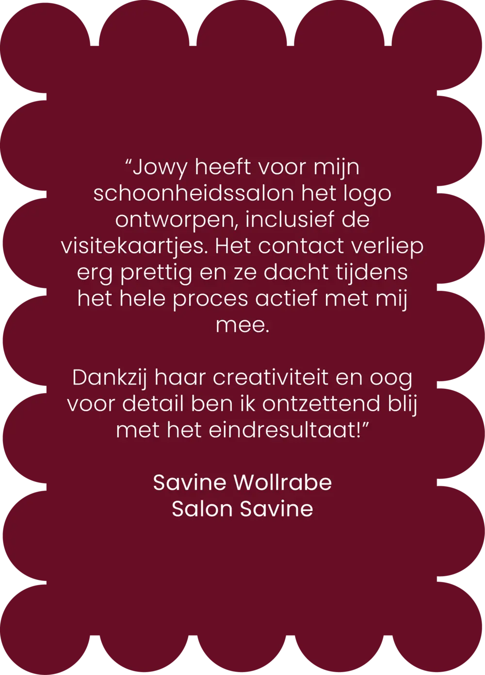 Review Savine Wollrabe, Salon Savine